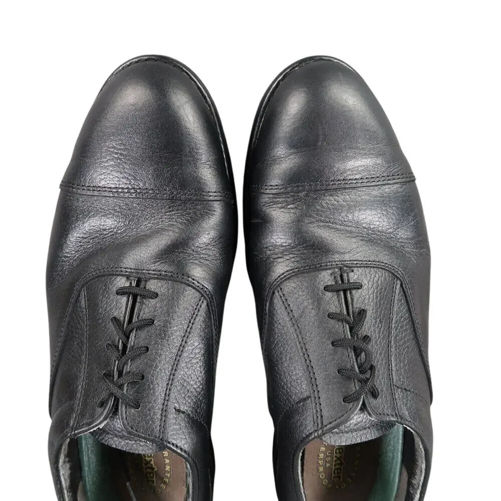 Dexter Shoes Mens 11.5 Oxford Dress Cap Toe Leather Comfort Formal Black Career